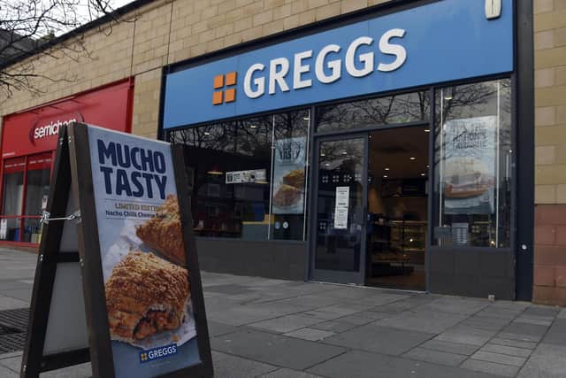 Greggs is one of the most familiar names on the high street and the brand has been expanding into other areas such as industrial estates and retail parks. Picture: Lisa Ferguson