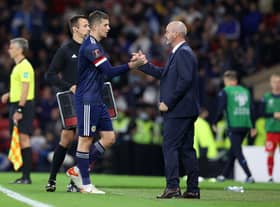Scotland head coach Steve Clarke will have Lyndon Dykes available for selection against Austria. (Photo by Alan Harvey / SNS Group)