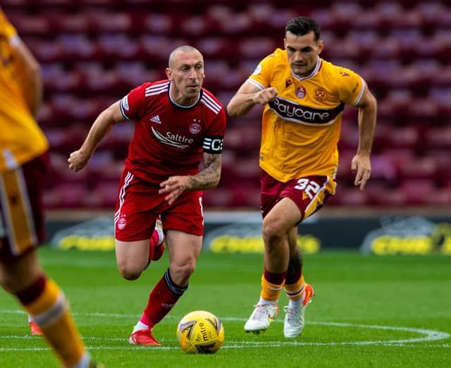 Aberdeen take on Motherwell at Pittodrie.