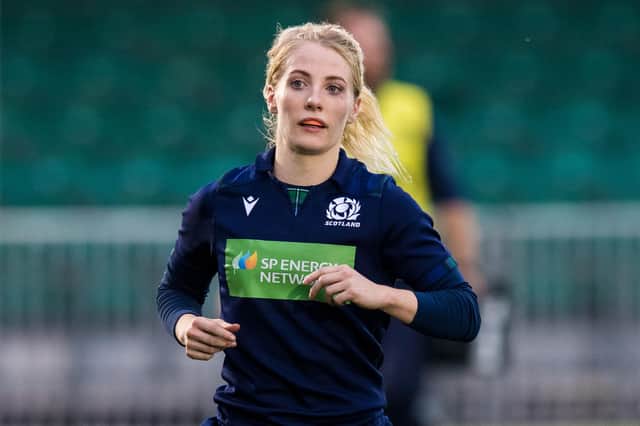 Scotland scrum-half Jenny Maxwell returns to the starting XV after a serious knee injury. Picture: Ross Parker / SNS