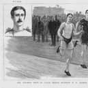 The runners William Cummings and Walter George had a fierce rivalry in the late 19th century. Picture: British Newspaper Archive