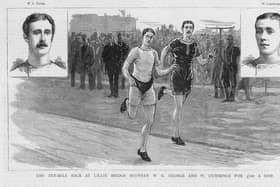 The runners William Cummings and Walter George had a fierce rivalry in the late 19th century. Picture: British Newspaper Archive