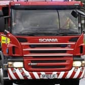 Fire crews currently tackling flames at a moorland on the Isle of Lewis picture: JPI Media