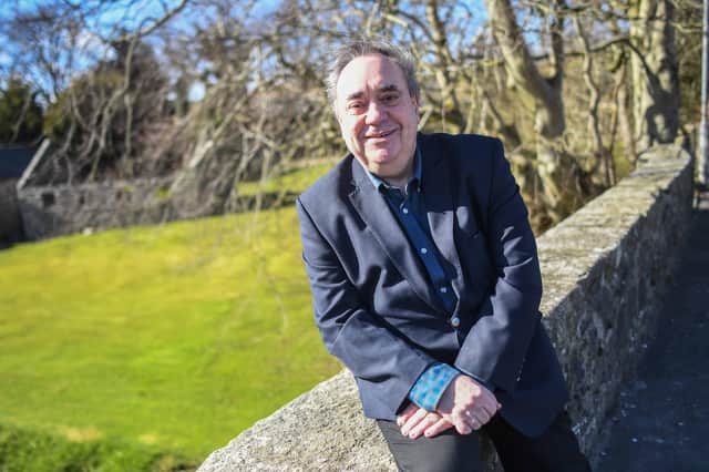Former Scottish First Minister Alex Salmond pictured at the weekend