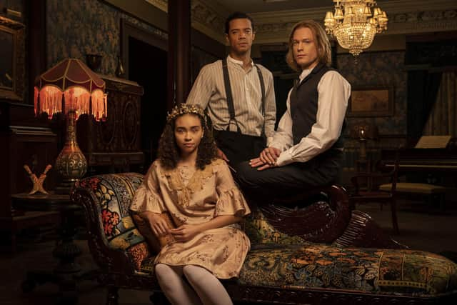 Claudia, Louis de Point du Lac and Lestat de Lioncourt the main characters in Interview with the Vampire. Image: AMC