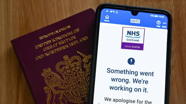 The NHS Scotland Covid Status App has been having some problems