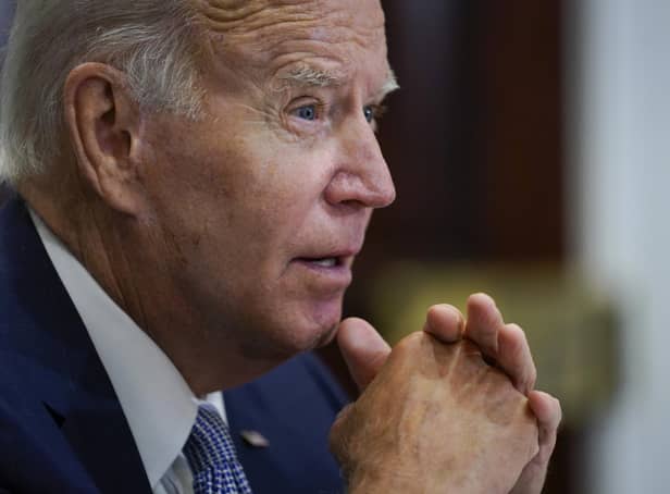 US president Joe Biden, who will meet with Liz Truss on Wednesday. Picture: AP Photo/Evan Vucci, File
