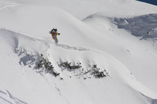 The off-piste delights of the Alps could be a lot harder for British skiers to access by train this year PIC: Roger Cox