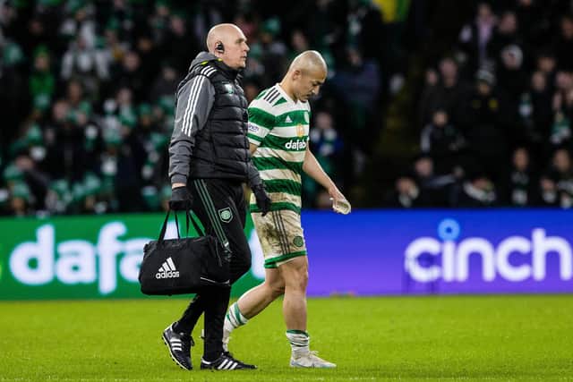 Celtic's Daizen Maeda is an injury concern for the match.