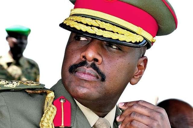 Major General Muhoozi Kainerugaba is son of Uganda's President Yoweri Museveni (Picture: Peter Busomoke/AFP via Getty Images)