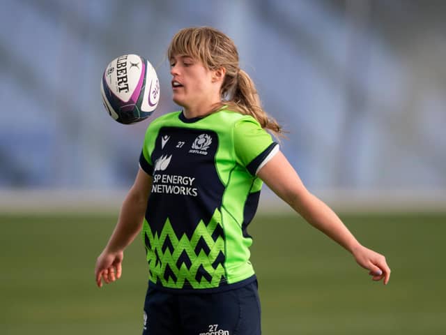 Hannah Smith has returned from suspension and will start Scotland Women's Six Nations opener against England. (Photo by Mark Scates / SNS Group)