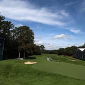 A view of the 18th green prior to the BMW PGA Championship at Wentworth Golf Club in Virginia Water, England. Picture: Luke Walker/Getty Images.