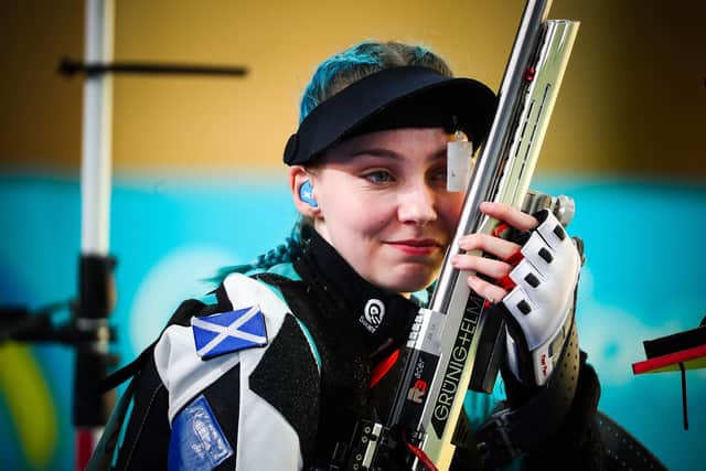 Seonaid McIntosh thinks a medal is a possibility at the Tokyo Olympics. Picture: Patrick Hamilton/AFP via Getty Images
