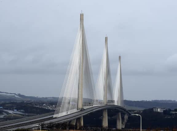 Designers were aware of potential falling ice problems on Queensferry crossing