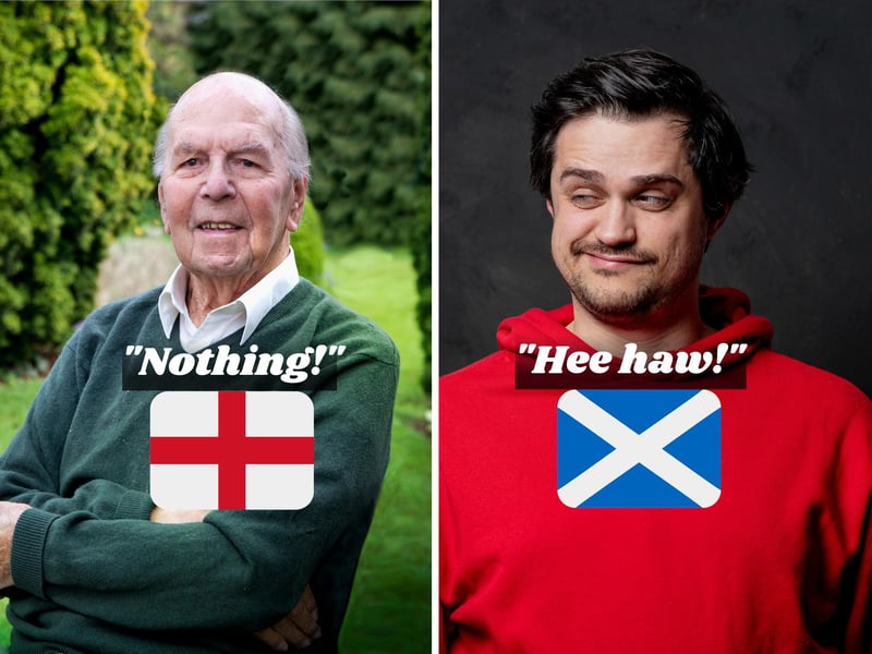 Often utilised by your Scottish parents like “you’ll get sweet hee haw if yer bad”, ‘hee haw’ is simply the Scots way of saying “nothing”.