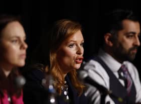 The leadership candidates - (from left to right) Kate Forbes, Ash Regan and Humza Yousaf. Picture: Getty Images
