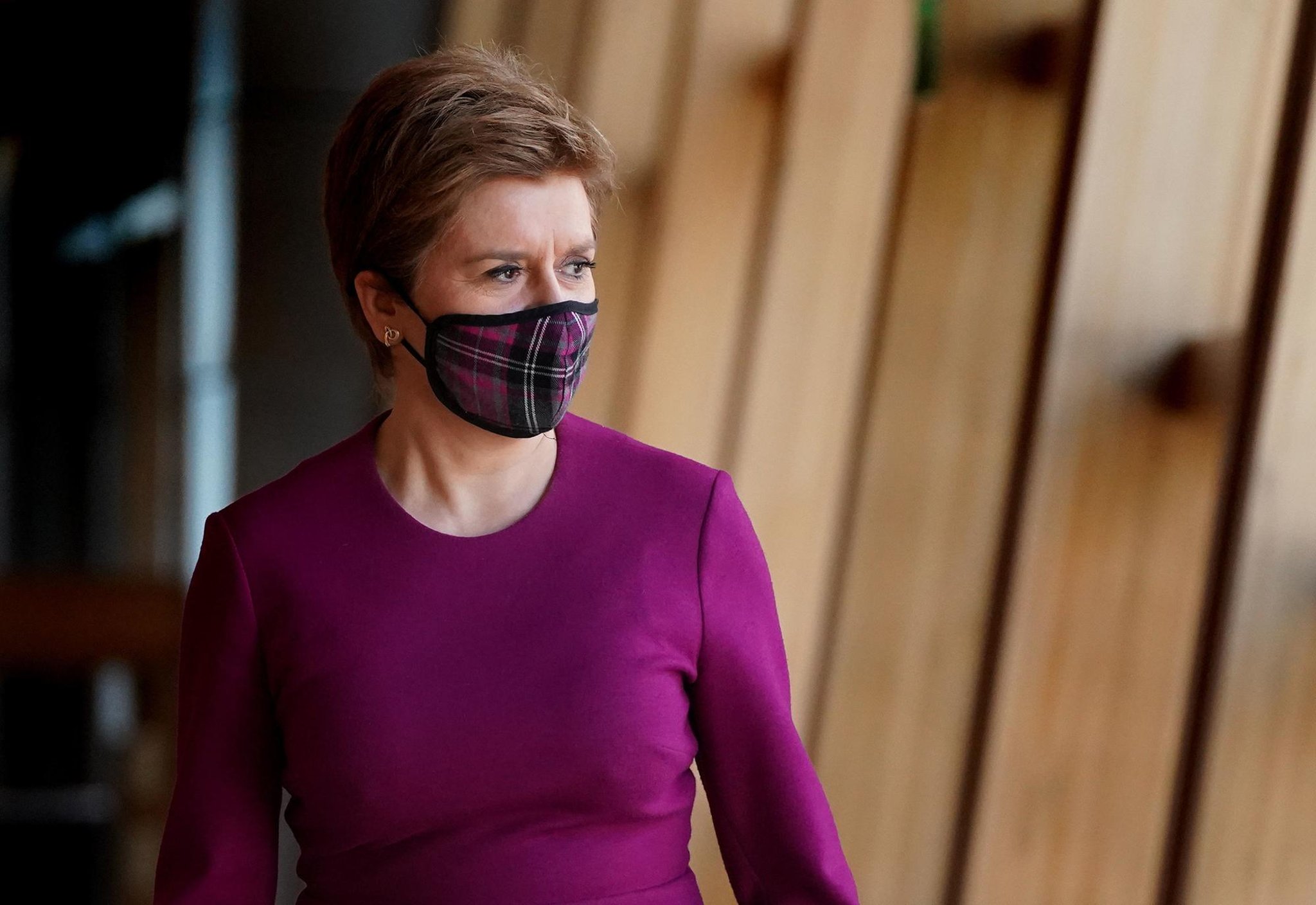 Sturgeon accused of bad example over lack of face mask at Prince Philip memorial