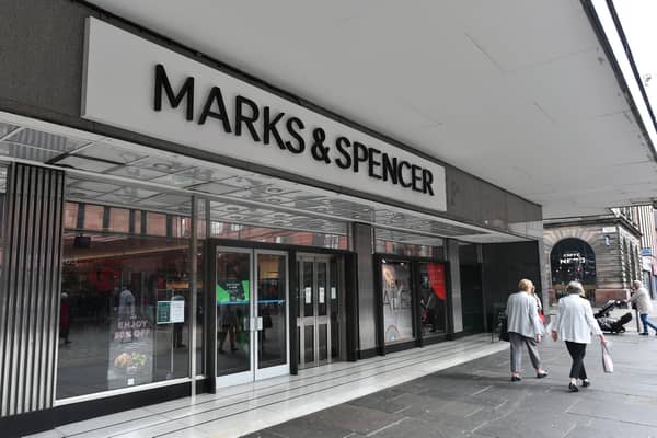 The Marks & Spencer store in Argyle Street, Glasgow. The recent cyber attack has left the business reeling (Picture: John Devlin)