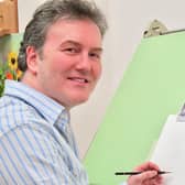 Guy Kinder painted the likes of Ian Rankin, Jim Naughtie and Olivia Giles