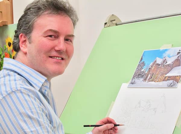 Guy Kinder painted the likes of Ian Rankin, Jim Naughtie and Olivia Giles
