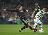 Celtic's Reo Hatate impressed going toe-to-toe with Luka Modric.  (Photo by Rob Casey / SNS Group)