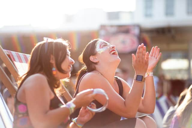 From sequins to glitter, experts urge festival goers to opt for second-hand outfits.