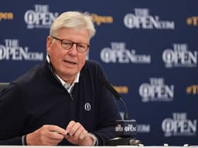 Martin Slumbers, chief executive of the R&A. during a press conference at Royal St George's Golf Club ahead of the Open. Picture: Handout/R&A/PA Wire
