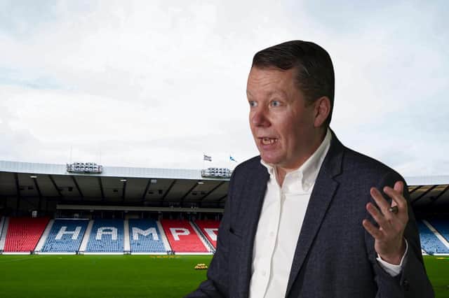 National Clinical Director Jason Leitch is hopeful of fans returning to Hampden in June - if restrictions are followed
