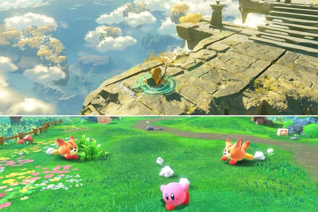The sequel to Legend of Zelda: Breath of the Wild and Kirby: The Forgotten Land are both highly anticipated releases for 2022. Photo: IGDB/Nintendo.