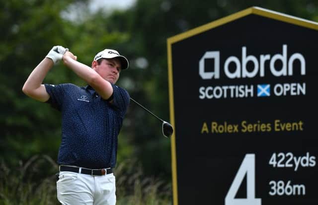 Bob MacIntyre in action during last month's abrdn Scottish Open at The Renaissance Club. Picture: Mark Runnacles/Getty Images.