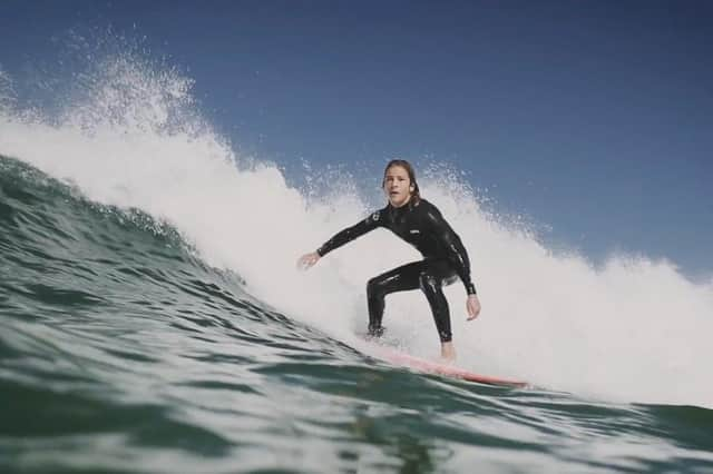 Tiree-based surfer Ben Larg in Ride the Wave