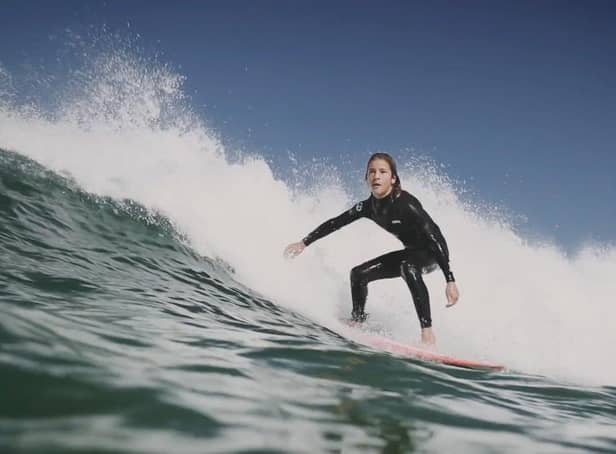 Tiree-based surfer Ben Larg in Ride the Wave