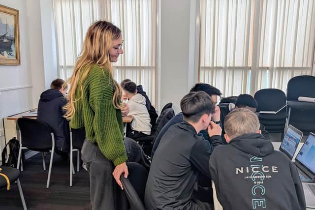 The S3 pupils were given the chance to step into the shoes of renewable energy professionals