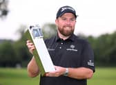 Shane Lowry shows off the BMW PGA Championship trophy after his win at Wentworth. Picture: Ross Kinnaird/Getty Images.