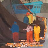 Detail from The Big Net by Donald Smith PIC: The Robert and Janice Fraser Collection