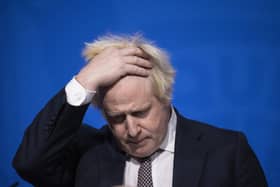 Boris Johnson has been accused of ‘culture of disregard’ for Covid rules as quiz photo emerges. (Photo by Jeff Gilbert - Pool/Getty Images)