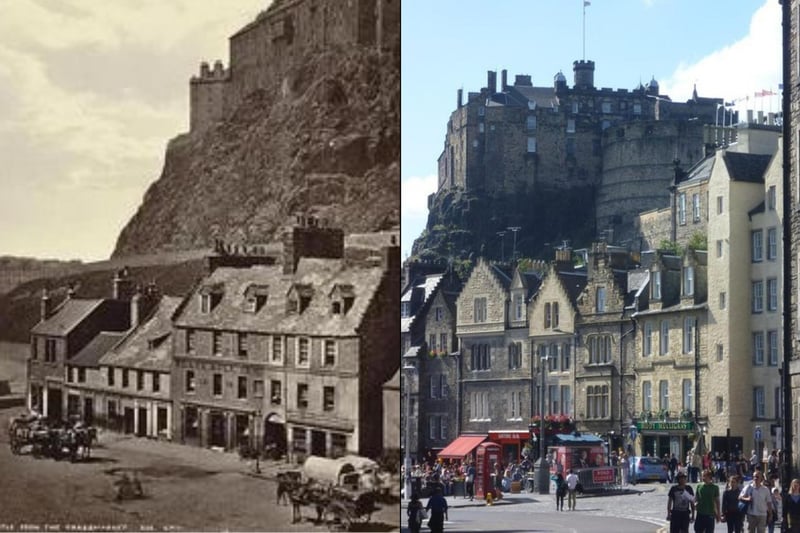 Nowadays the Grassmarket boasts an exquisite selection of pubs and shops, but back in the day it was a busy market place for livestock and - unfortunately - an infamous site for public executions.