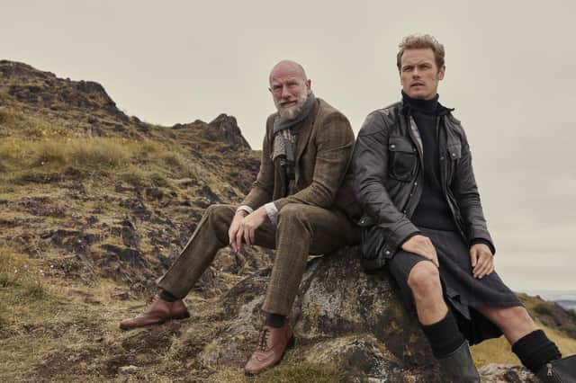 Graham McTavish and Sam Heughan joined forces to make the Scottish travel series Men In Kilts.