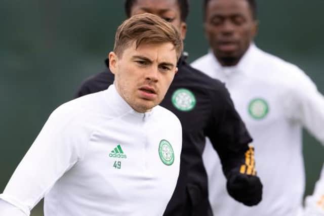 James Forrest has not joined Ange Postecoglou and the first-team squad in Wales. (Photo by Alan Harvey / SNS Group)