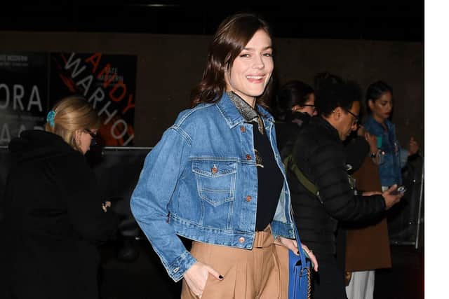 Amber Anderson modelling Tommy Hilfiger in 2020 at London Fashion Week. Pic: Beretta/Sims/Shutterstock