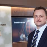 RBS's Malcolm Buchanan said it had been another positive month of growth for Scottish businesses, but cost rises are putting increased pressure on firms.