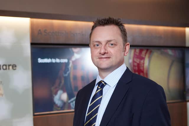 RBS's Malcolm Buchanan said it had been another positive month of growth for Scottish businesses, but cost rises are putting increased pressure on firms.