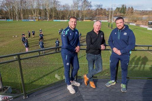 MATT AND ZANDER FAGERSON TEAM UP WITH SCOTTISH GAS TO SUPPORT STRATHMORE RUGBY CLUB’S SUSTAINABLE FUTURE