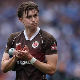 Scott Banks in action for FC St. Pauli last season. The Scotland Under-21 winger has complete a permanent move to the German side from Crystal Palace. (Photo by Ronny Hartmann/Getty Images)