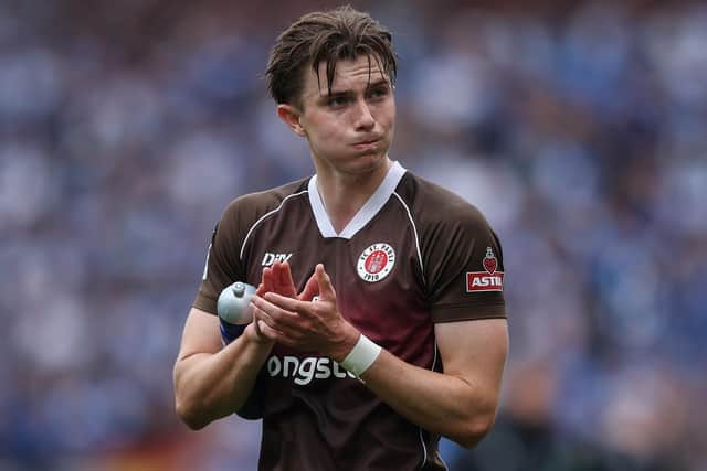 Scott Banks in action for FC St. Pauli last season. The Scotland Under-21 winger has complete a permanent move to the German side from Crystal Palace. (Photo by Ronny Hartmann/Getty Images)
