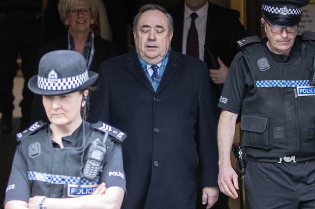 Alex Salmond was found not guilty earlier this year.