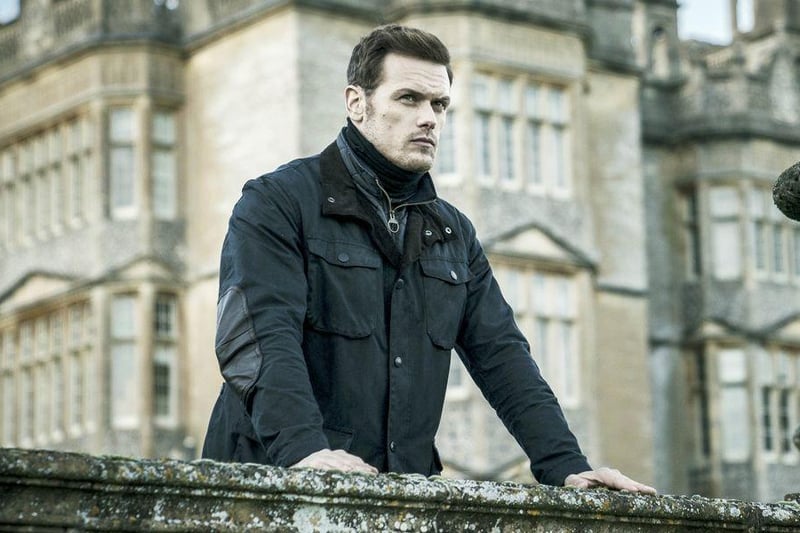 Sam Heughan's most recent film (until Born to be Great is released early next year) is Andy McNab adaptation SAS: Red Notice. Heughan stars as special Forces operator Tom Buckingham whose plans to propose to his partner go awry when their train is seized by a gang of war criminals in the middle of the Channel Tunnel. It's available to watch on Sky Cinema and Amazon Prime Video.