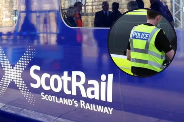 Man in hospital after being attacked on train in Glasgow.