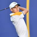 Blairgowrie's Connor Graham in action during the Junior Ryder Cup at Marco Simone Golf Club in Rome in September. Picture: Valerio Pennicino/Getty Images.