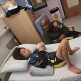 Isaiah in hospital